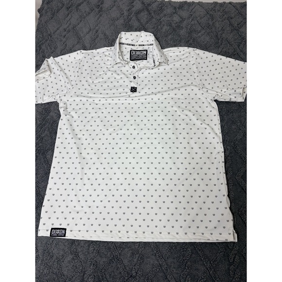 DIXXON Other - DIXXON Flannel Co Polo Shirt Mens XL Brochacho White D Sport Performance
